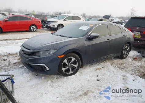 2020 Honda Civic Lx z USA, uszkodzony, nr VIN 2HGFC2F65LH579710